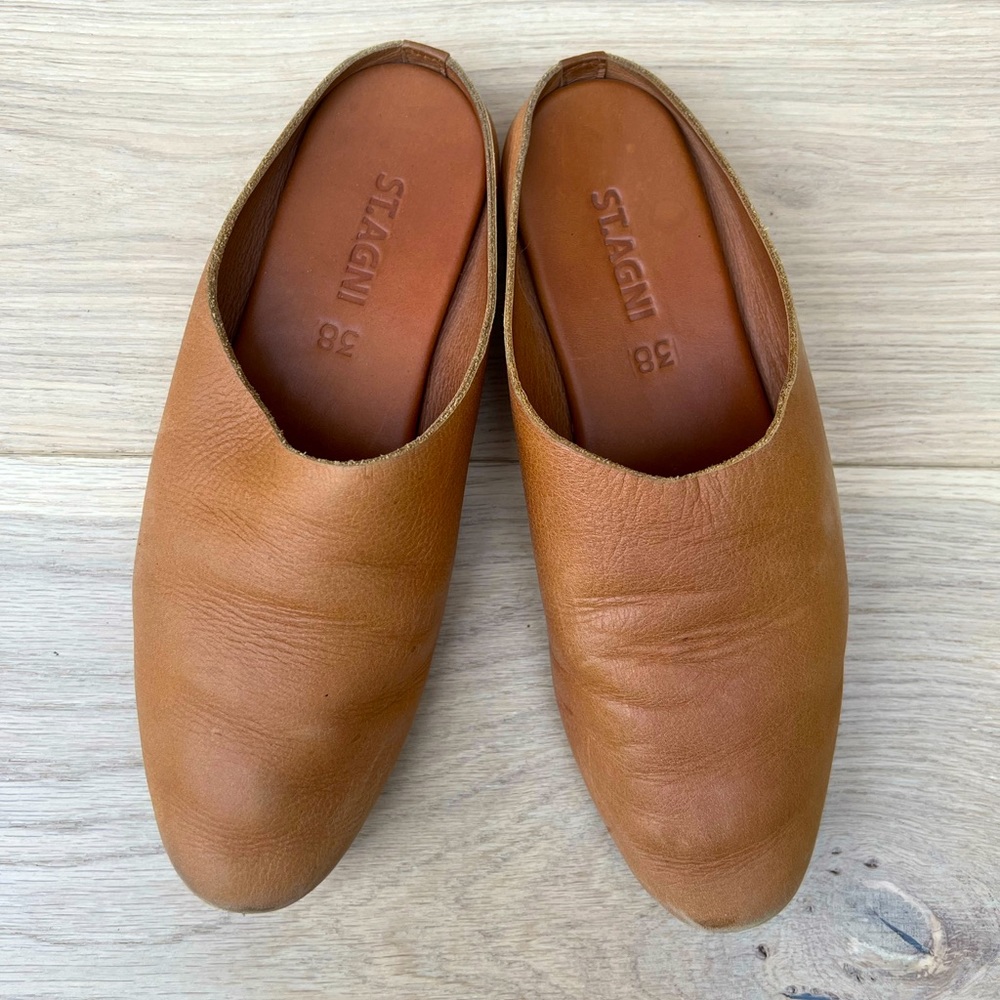 St. Agni Lou Babouche mules SIZE 38 (size 8)